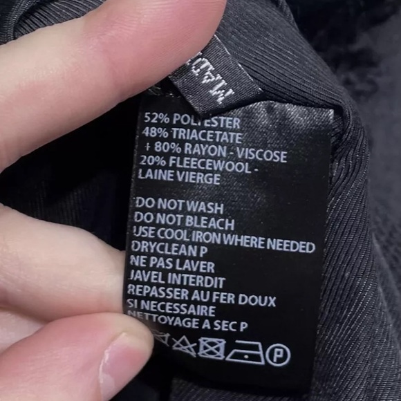 ANN DEMEULEMEESTER black polka dot blazer xs - Picture 7 of 8